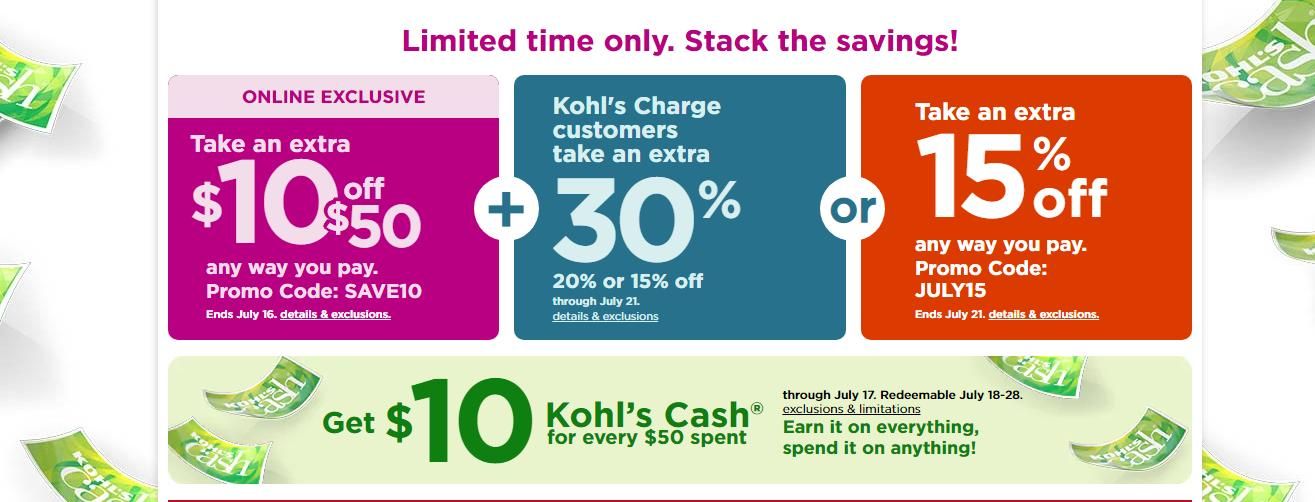 Kohl's: New 2-day sale + HOT stackable coupons + $10 Kohl's Cash kohl-s-new-2-day-sale-hot-stackable-coupons-10-kohl-s-cash