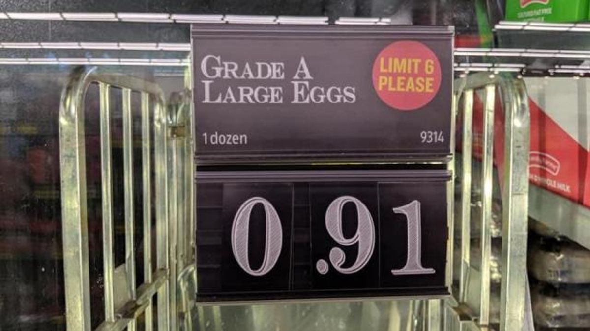 Egg sale at Aldi 