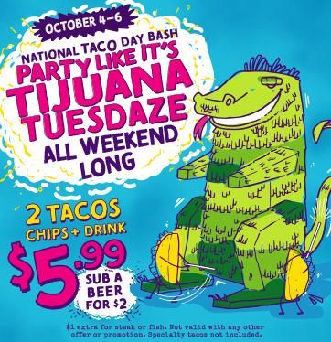 Tijuana Flats Offer