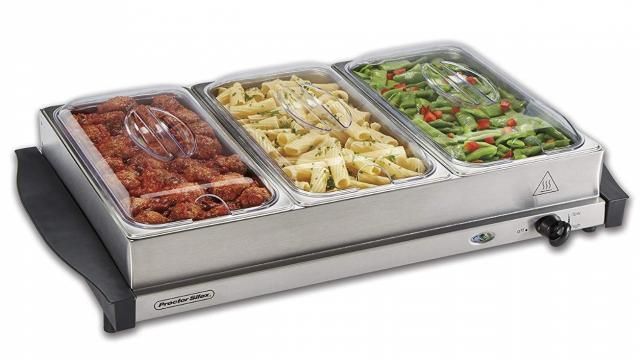 Triple Buffet Server with Domed Lids - 34300R