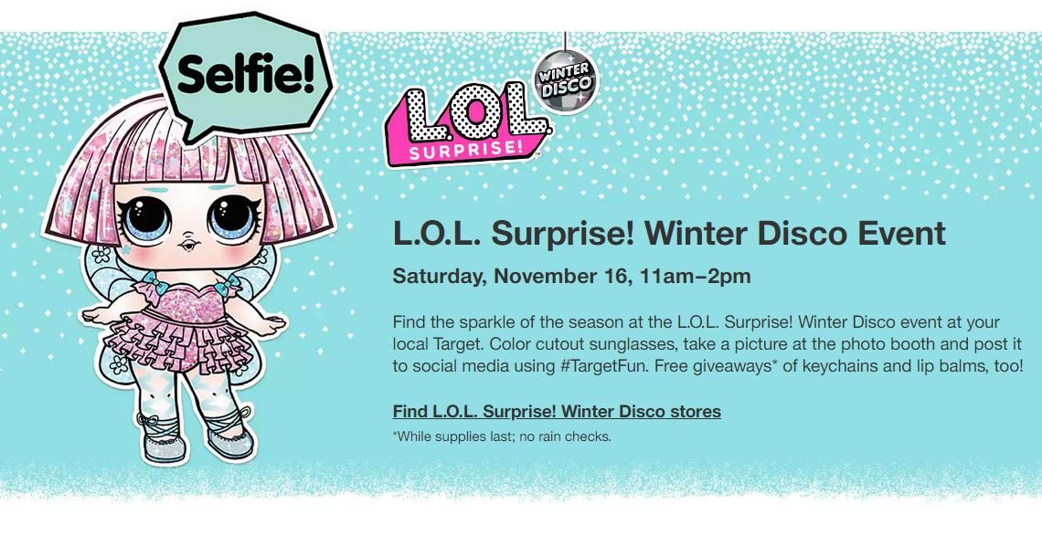 Lol surprise winter disco target online