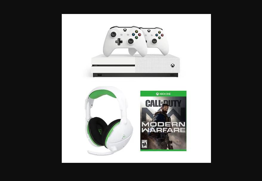 Kohl s Xbox One S 1TB Call of Duty Bundle with 2 Controllers Gaming Headset live NOW