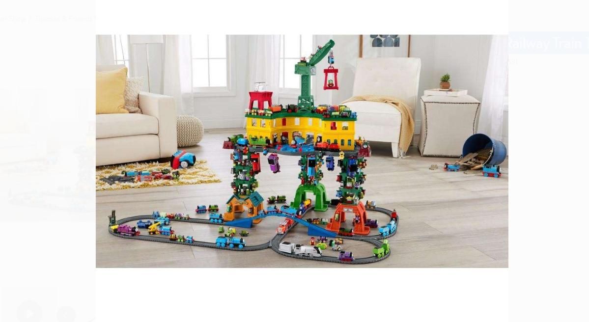 Thomas & Friends Super Station Railway Train Track Set only $39.99