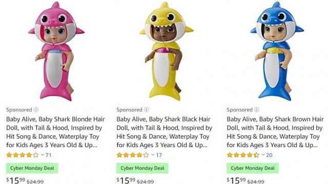 Baby shark baby alive on sale