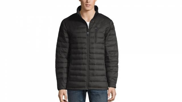 Mens puffer jacket on sale jcpenney