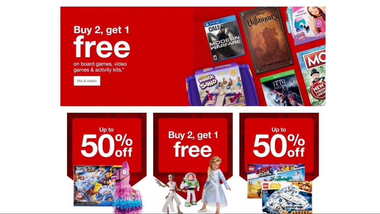 All Target Games Target: Buy 2 Get 1 Free video games, board games & activity kits TODAY