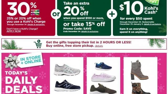 Kohl's Black Friday Deals TV Spot, 'Extended: Extra 20% Off, Kohl's Cash  and Store Pickup' 