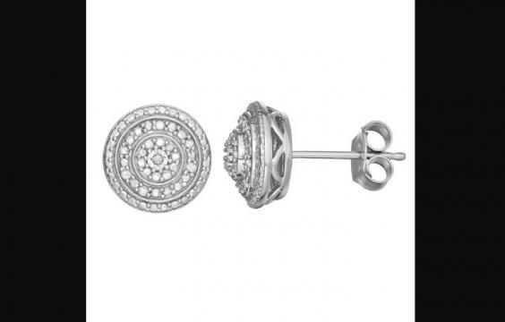 Kohl's diamond earrings on sale sale