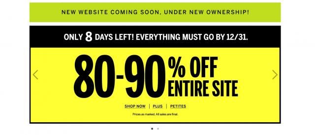 Dressbarn Sale