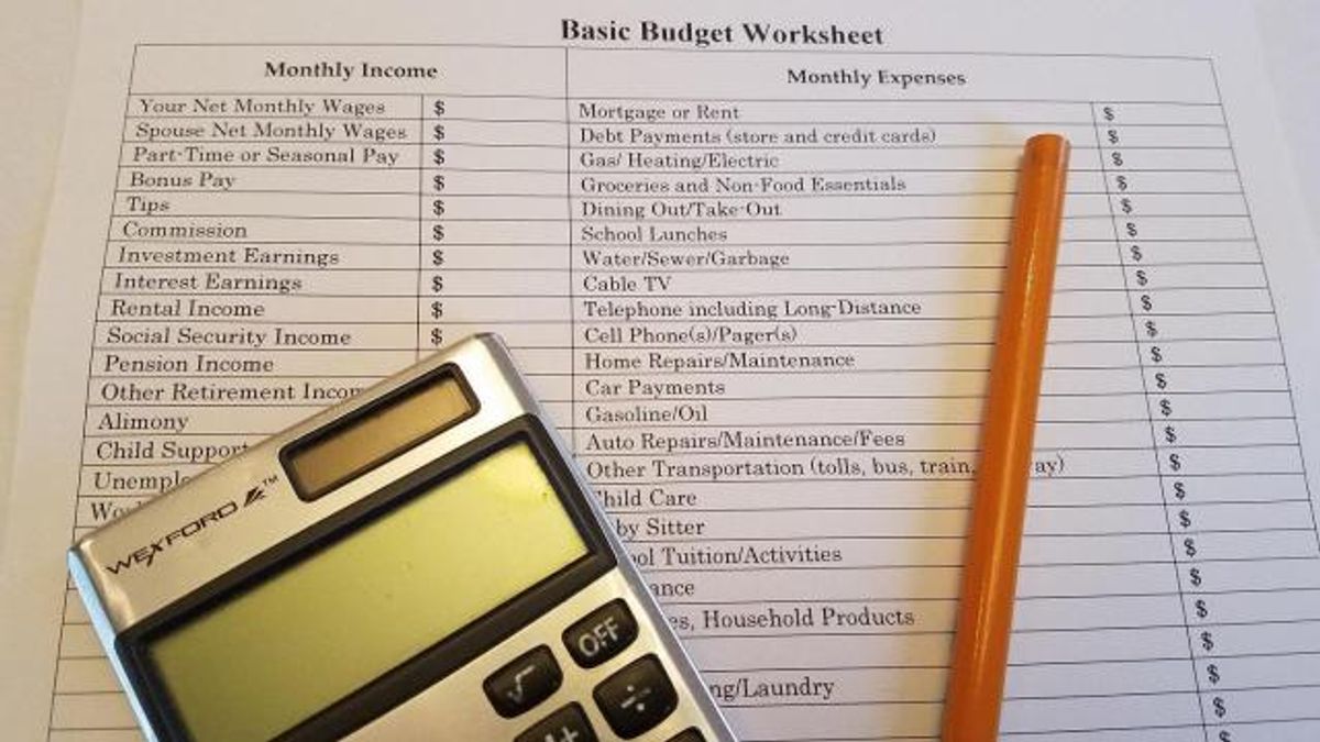 Budget Worksheet
