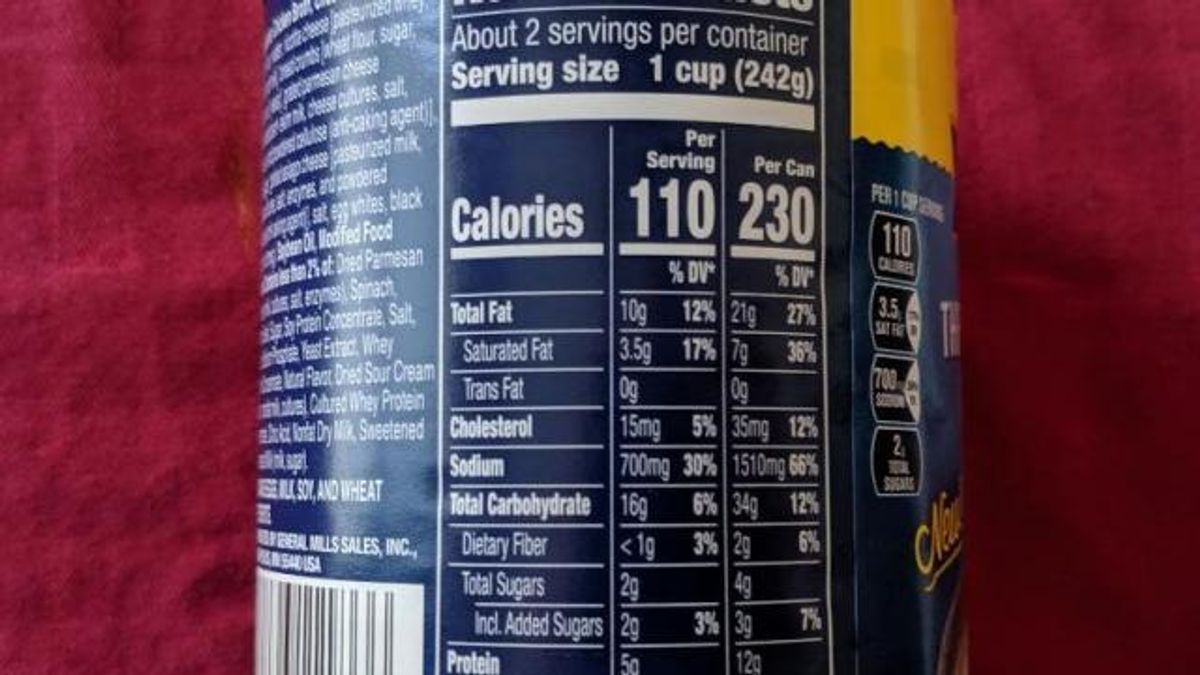 Progresso Soup label