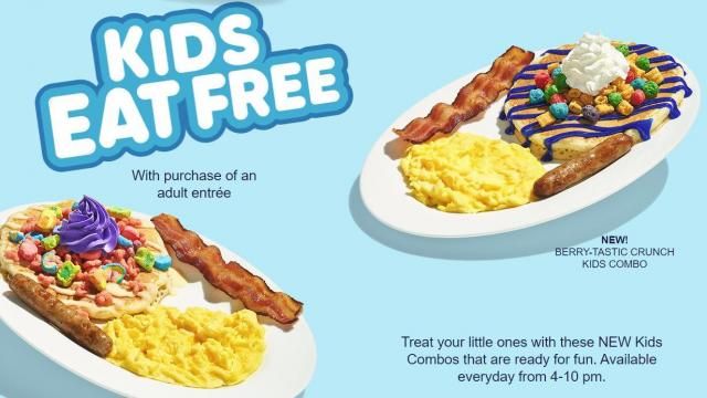 Kids menu shop at ihop