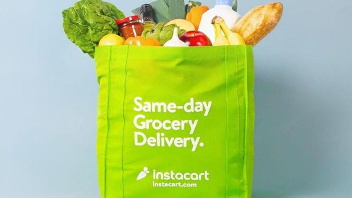 Instacart grocery bag