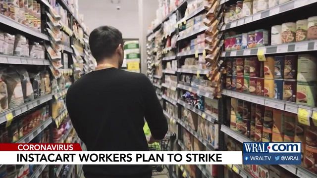 Grocery delivery workers plan to strike Monday