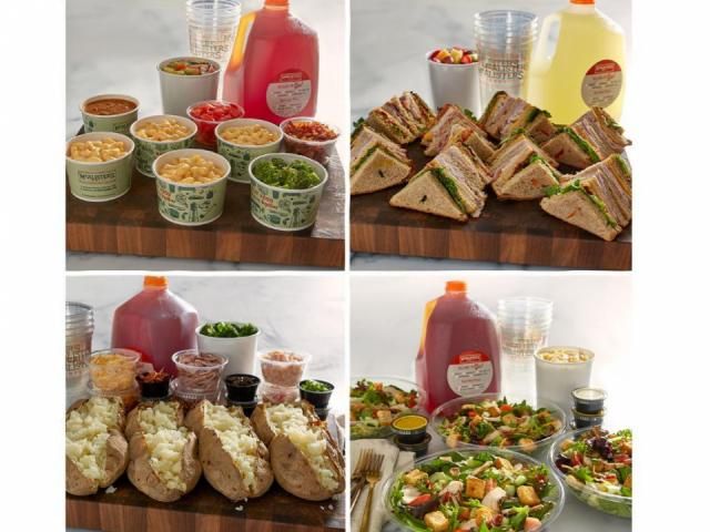 Restaurants offering family meal deals for delivery or pick up