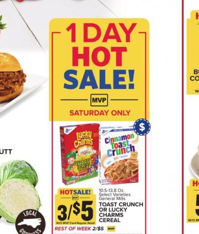 Food Lion 1-Day Sale on June 6: General Mills cereal, Nature Valley & Fiber  One bars