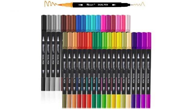 Dual Tip Art Markers 36 Pen Set Only 12 74   AMazon 6 30 20 Markers DMID1 5ncozfeab 640x360 