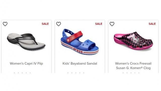 Crocs 60 off sale on sale