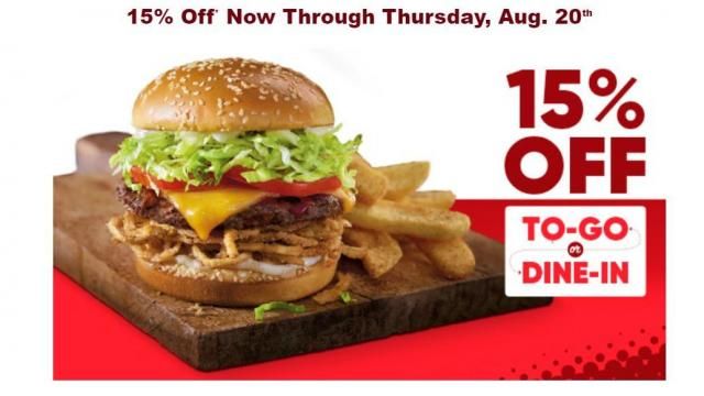 Red robin outlet promo code