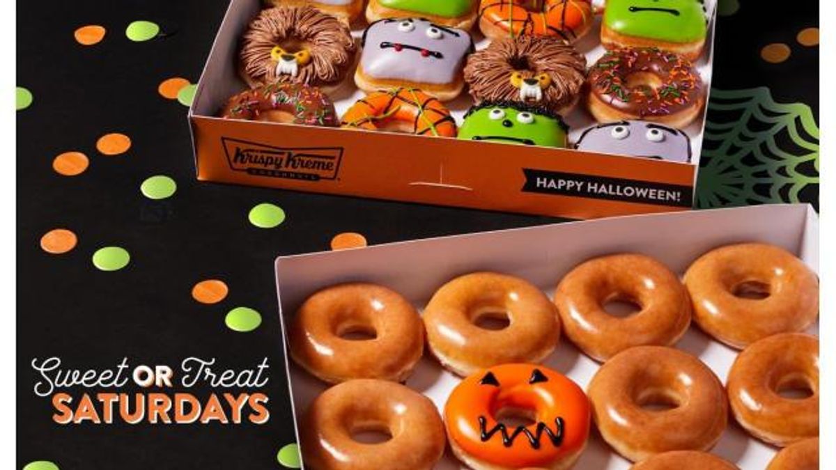 Krispy Kreme Scary Sweet Monster Doughnuts & Sweet-or-Treat dozen (photo: Business Wire)