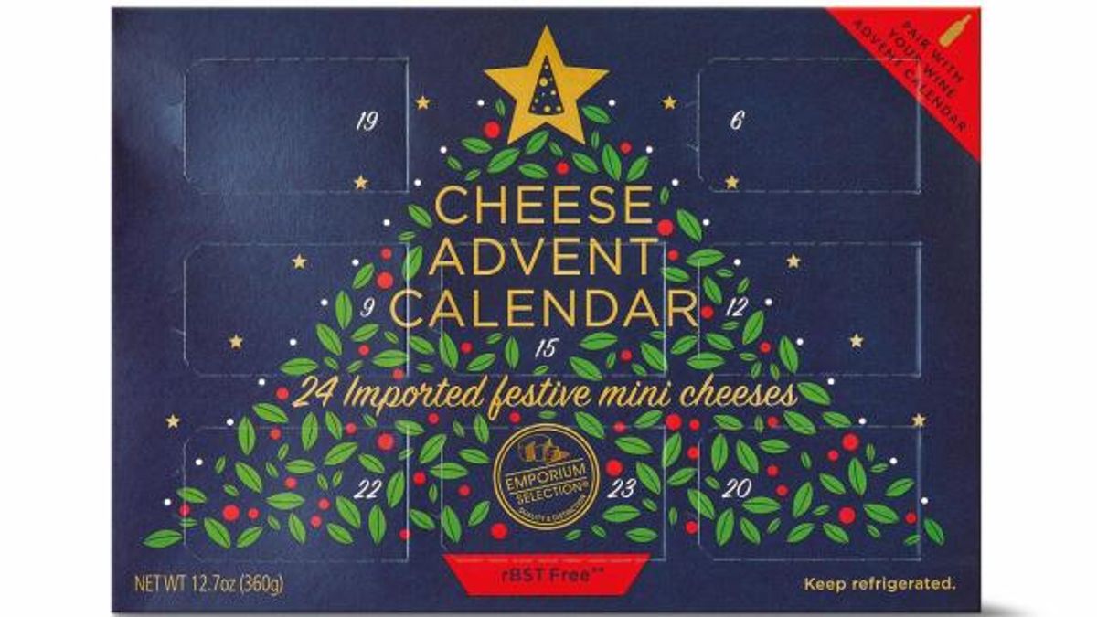 Emporium Selection Advent Cheese Calendar (photo courtesy ALDI)
