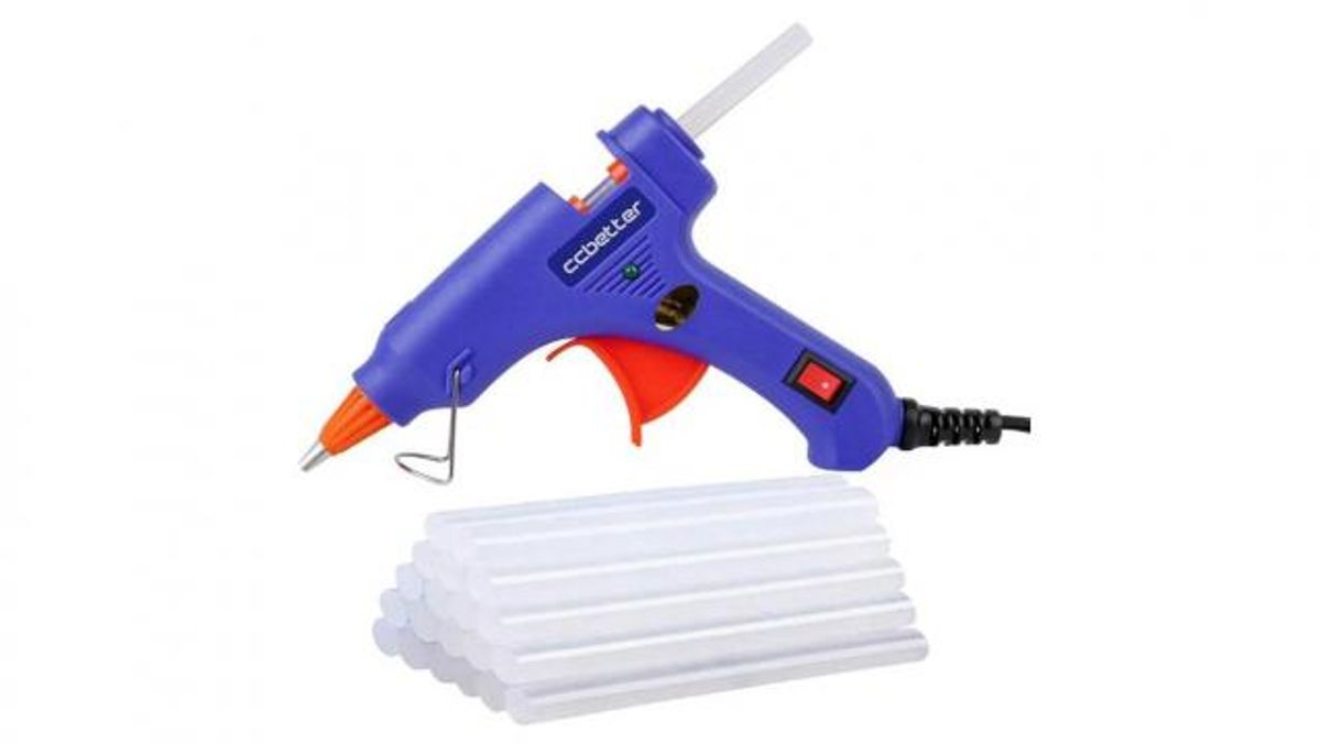 Hot Glue Gun with Glue Sticks (photo courtesy Amazon)