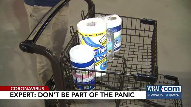 Expert: Don't be part of panic buying