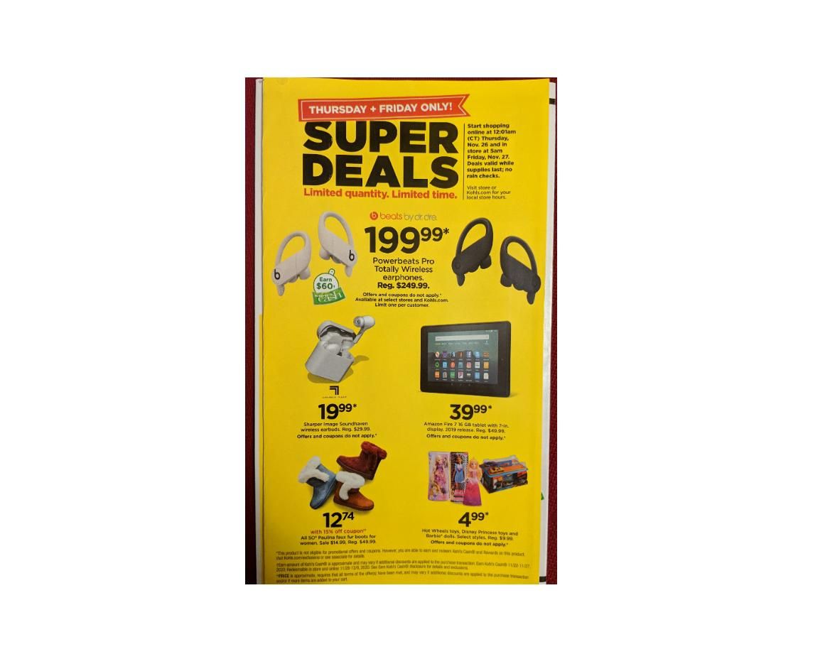 New Kohl s Black Friday Sales are live now Toys 50 off clothing up to75 off jewelry 15 Kohl s Cash