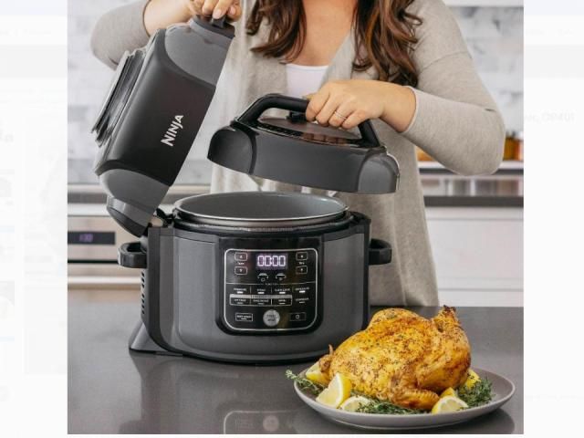 Ninja Foodi 8 Quart Pressure Cooker Air Fryer only 149 reg. 299 at Walmart