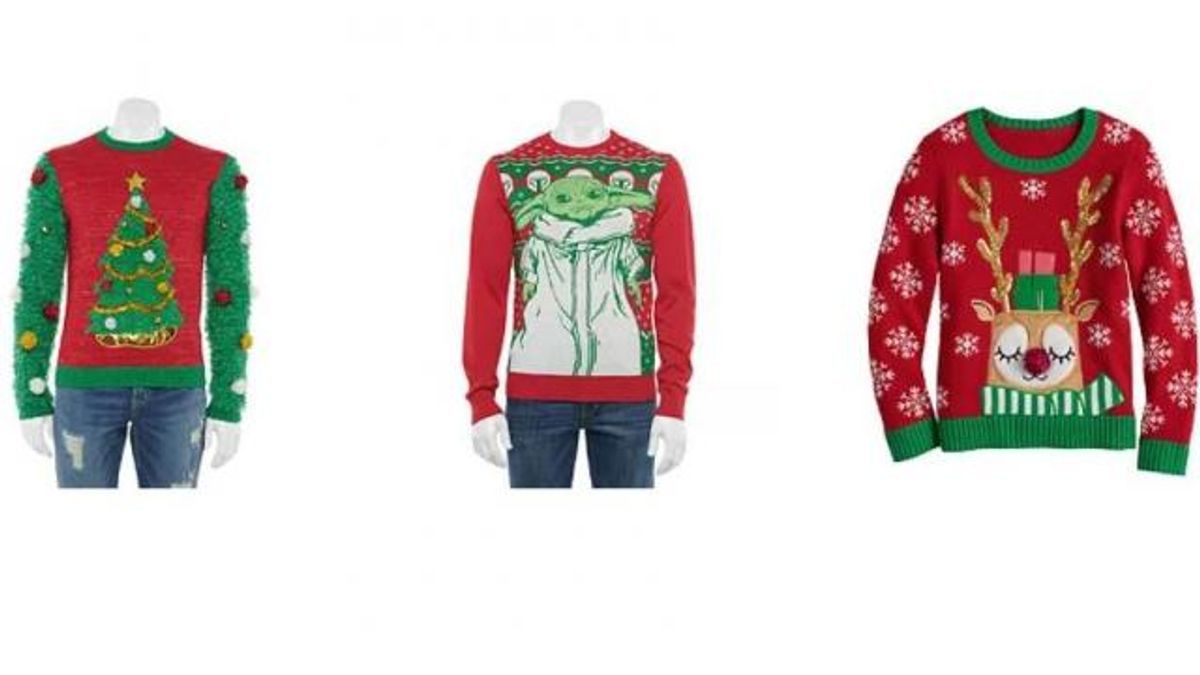 Kohl's holiday sweaters (photo courtesy Kohl's)