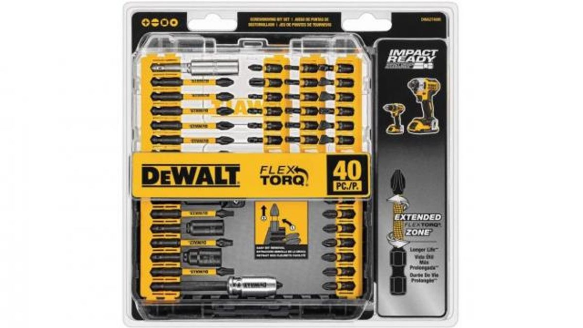 DEWALT Impact Ready Screwdriver Bit Set (photo courtesy Amazon)