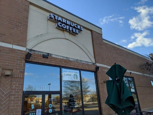Starbucks in outparcel building at Cary Towne Center, Cary, NC