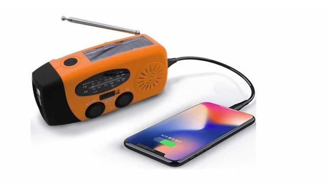 Emergency Solar Weather Radio (photo courtesy Amazon)