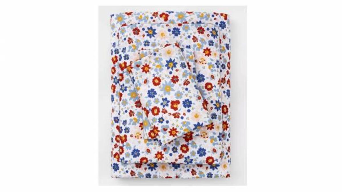 Printed Microfiber Sheet Set by Room Essentials™ (photo courtesy Target)