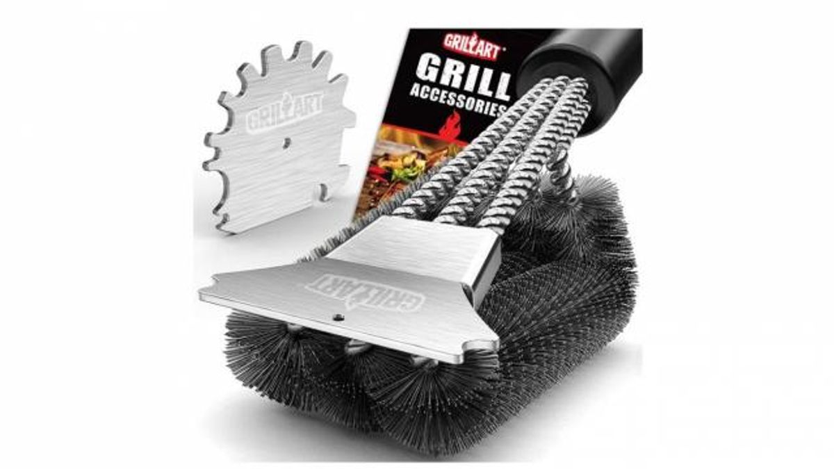 Grill Brush and Scraper (photo courtesy Amazon)
