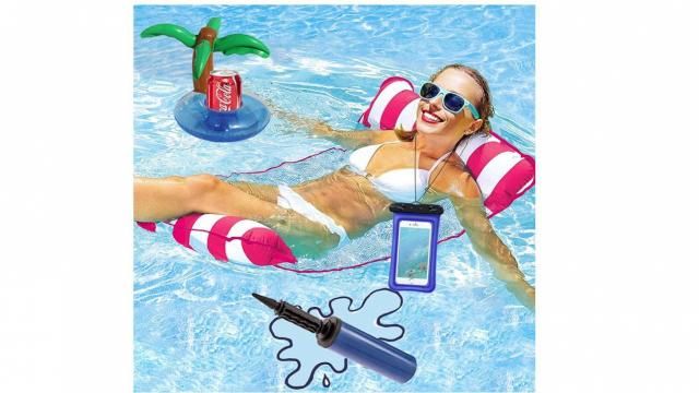 Inflatable Pool Float Set (photo courtesy Amazon)