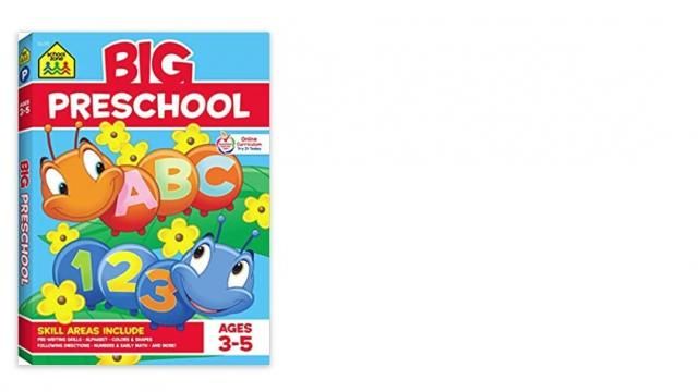 School Zone Big Preschool Workbook (photo courtesy Amazon)