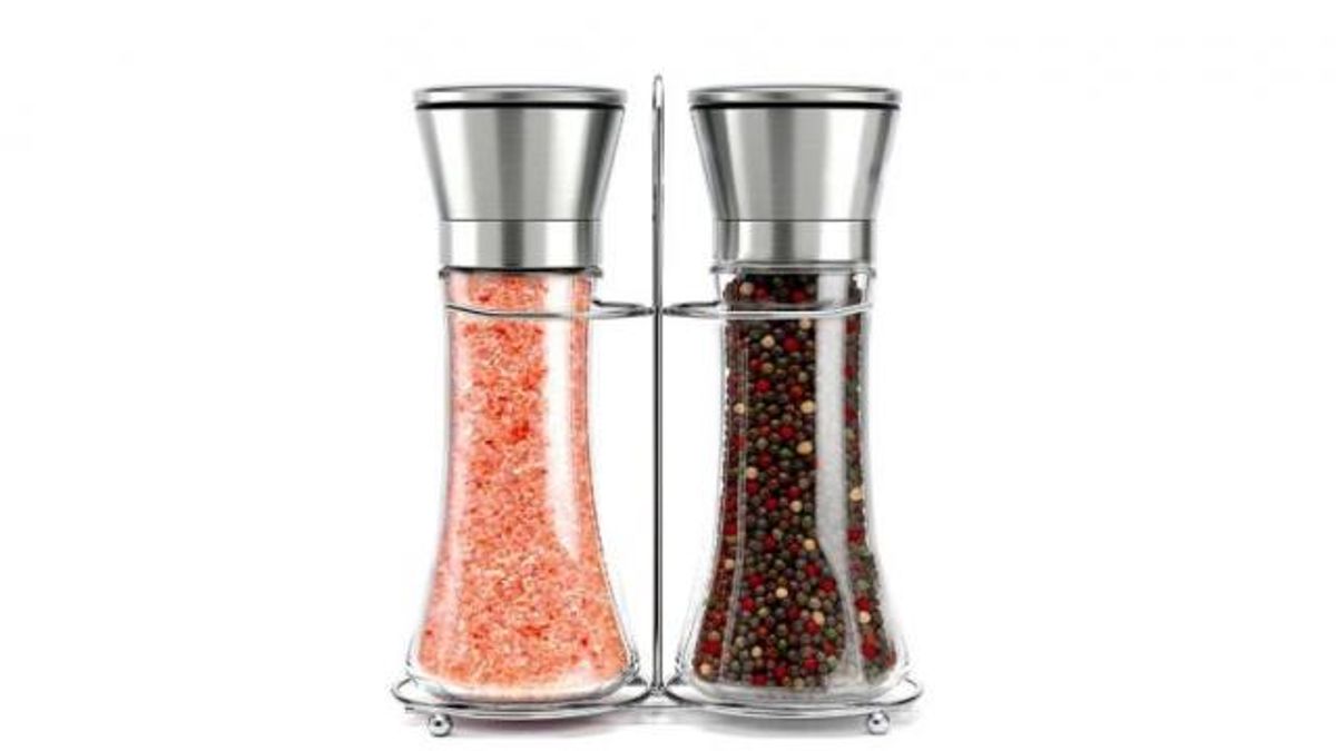 Salt & Pepper Grinder Set (photo courtesy Amazon)