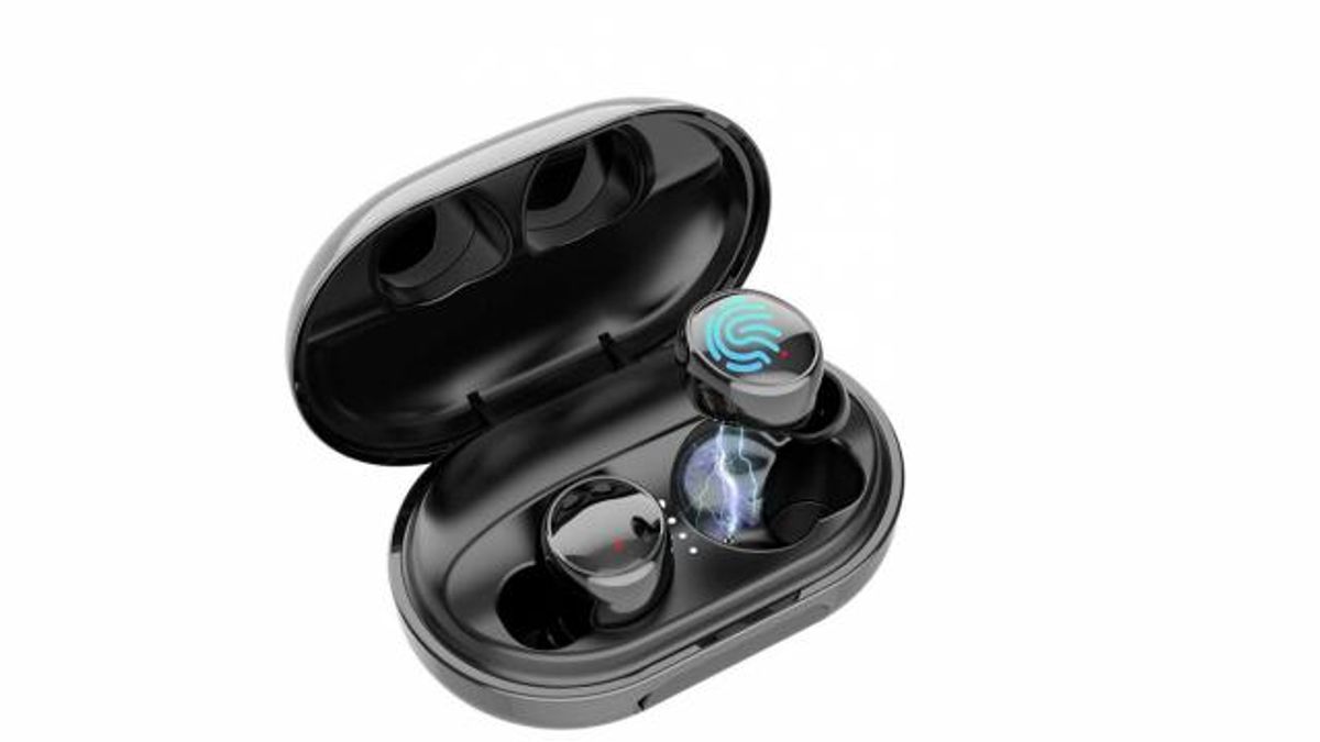 Wireless Bluetooth Earbuds and Charging Case (photo courtesy Amazon)
