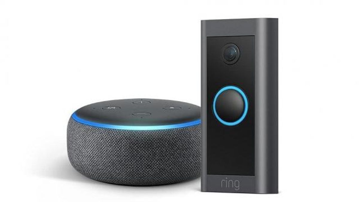 Ring Video Doorbell Wired bundle with Echo Dot (Gen 3) - photo courtesy Amazon