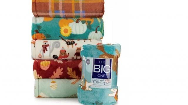 The big clearance one plush blanket