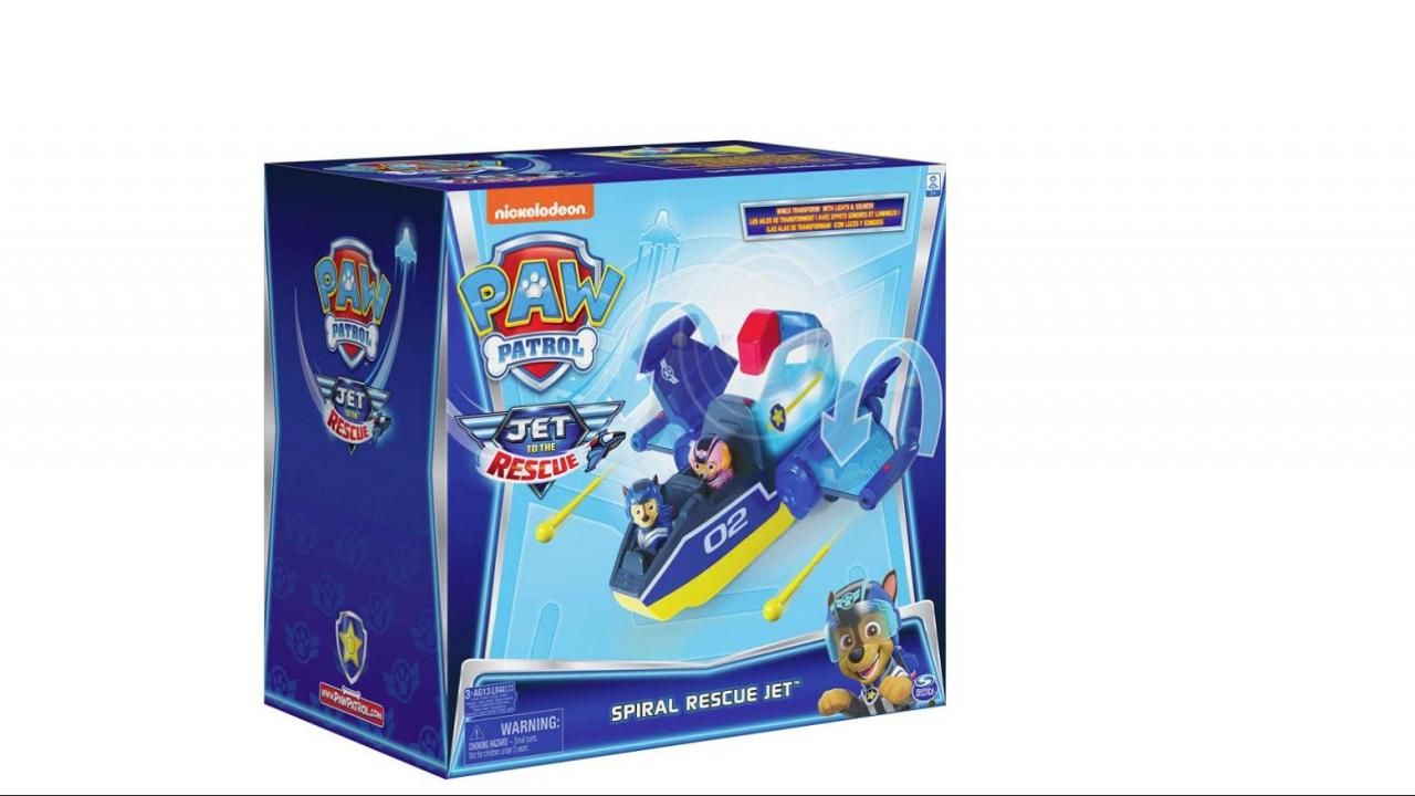 Paw Patrol Transforming Spiral Rescue Jet only 17.21 57 off