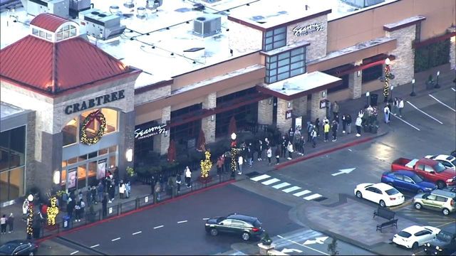 Lines outside Crabtree Valley on Black Friday