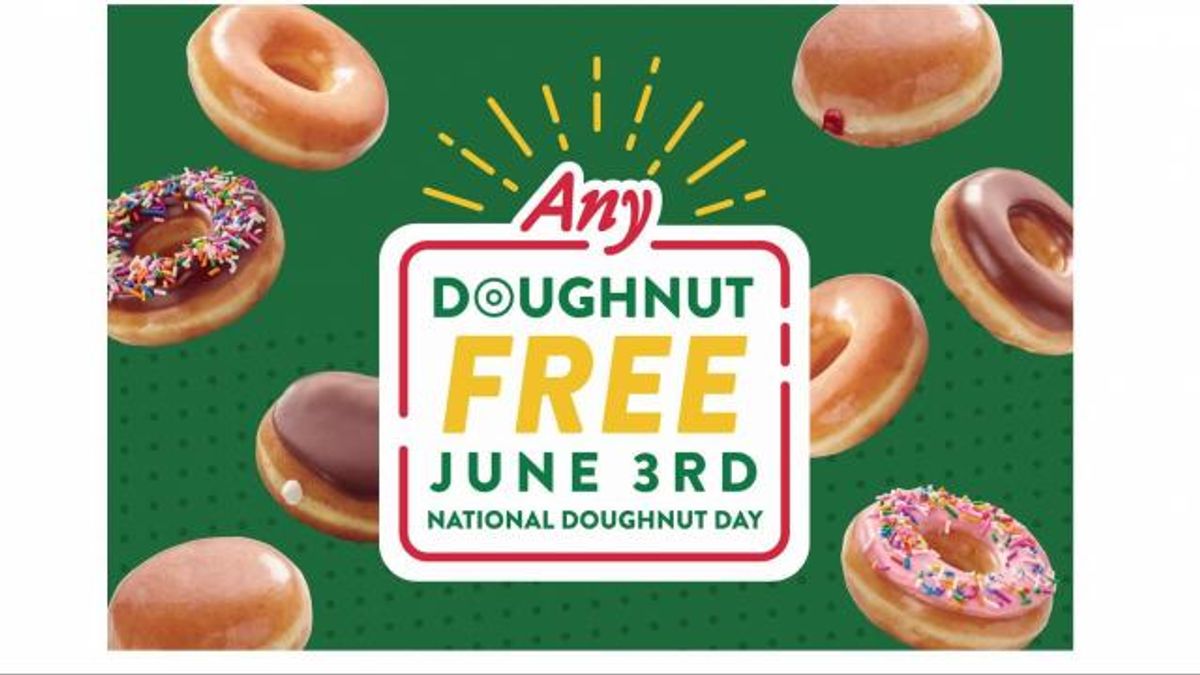 Krispy Kreme National Doughtnut Day Offer (photo courtesy Krispy Kreme)