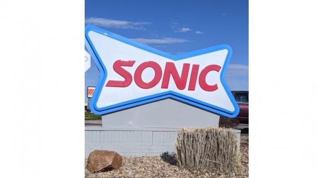 Conik Sign Sonic Drive-In: Footlong Quarter Pound Coneys $1.99 on March 20