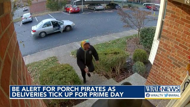 Be alert for porch pirates as deliveries tick up for Prime Day