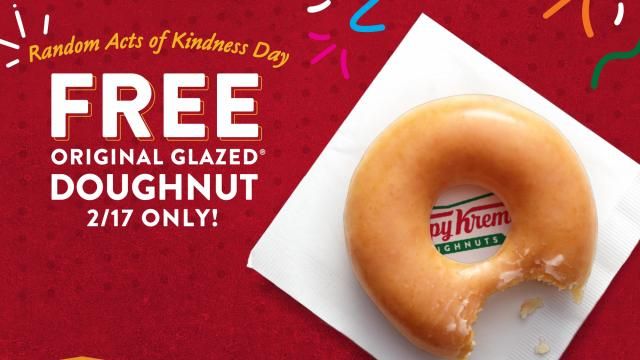 Krispy Kreme Offer (photo courtesy Krispy Kreme) Krispy Kreme Offer (photo courtesy Krispy Kreme)
