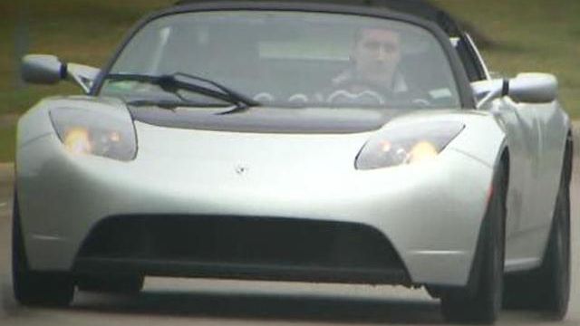 Electric sports car roars into Triangle