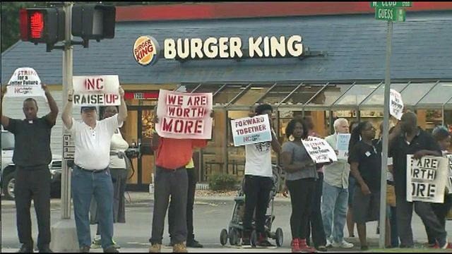 Durham workers join fast food strike