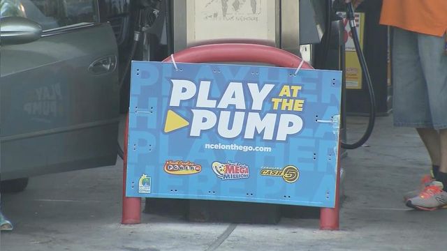 Play lottery at the pump